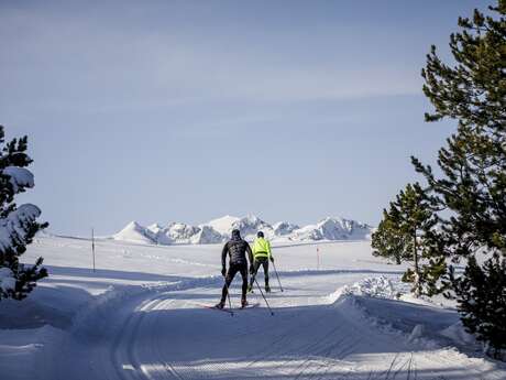 Nordic skiing at Beille resort