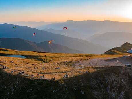 Aires de décollage parapente du Collet