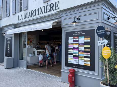 La Martinière - Le glacier à La Flotte - Vente à emporter