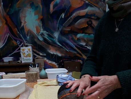 Sur les Chemins de la laine - Feutrage