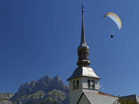 Baptême en parapente au dessus de Cordon