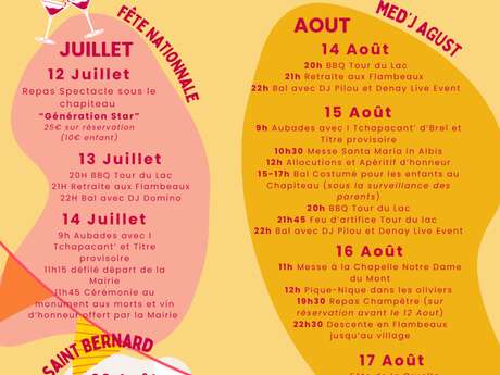 Fest des Heiligen Bernhard