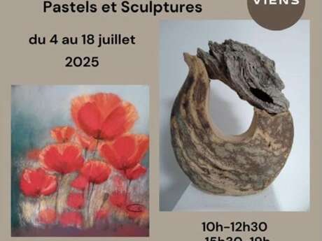 Exposition de pastels et sculptures