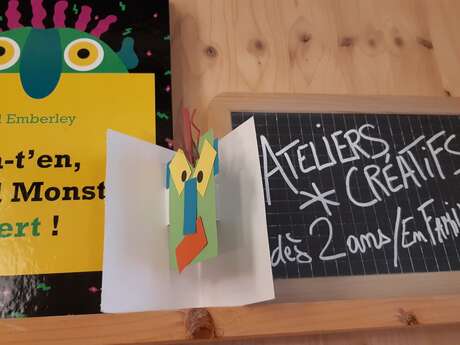 Ma p'tite carte en POP UP "Même pas peur!"