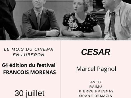 Festival François Morenas - César - Marcel Pagnol