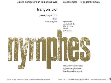 Exposition de François Viol