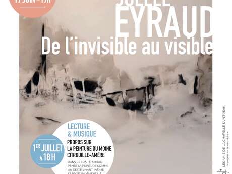 Mostra "Dall'invisibile al visibile" di Joëlle EYRAUD