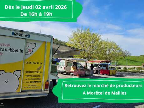 Marché de producteurs à Morêtel de Mailles - Crêts en Belledonne