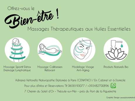 Naturopathe/Aromatherapie/Massage
