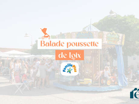 Parcours poussette à  Loix