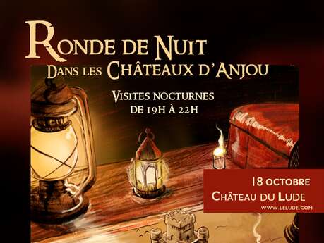 Ronde de nuit au château de Serrant : visite à la lampe torche