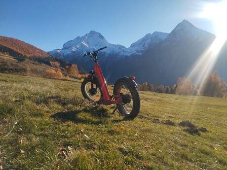 E-Trott Rider: off-road electric scooter ride