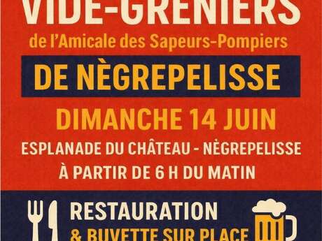 Vide greniers de l'amicale des sapeurs pompiers