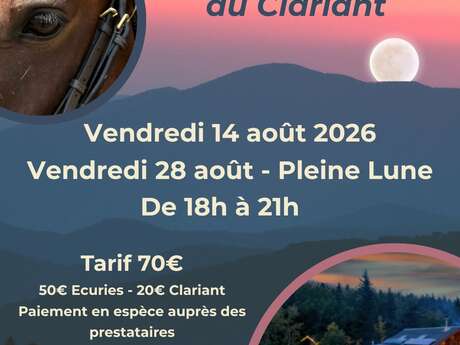 Nocturne à cheval au Clariant