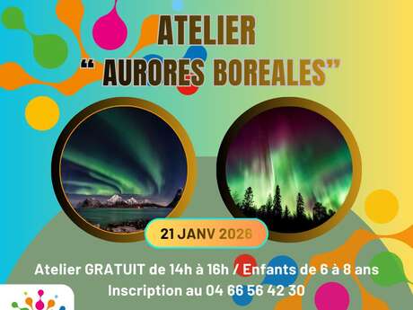 Les Mercredis du Pôle - Atelier " Art & Aurores Boréales "