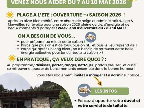 Neige & Merveilles opens! Solidarity work