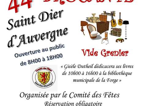 44e brocante de St Dier d'Auvergne