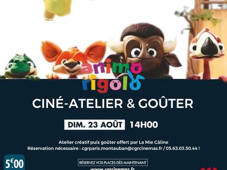 Ciné-atelier et goûter - ANIMO RIGOLO