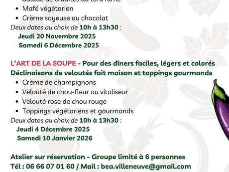 Les ateliers culinaires de Béa "Tofu, tempeh and co"