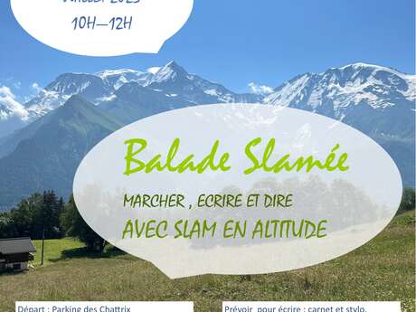 Balade slamée avec Slam en Altitude