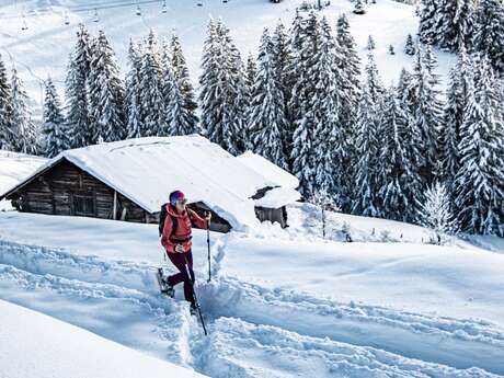 Sneeuwschoen route - Boucle des Ramines