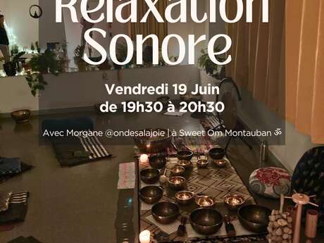 Sound relaxation with Tibetan singing bowls