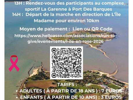 Charity Walk: The Island in Pink