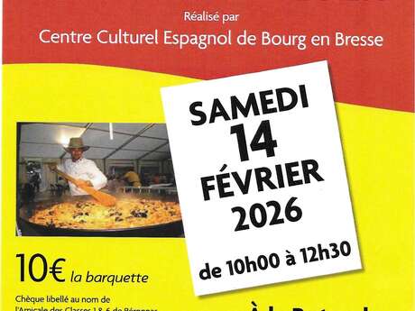 Vente barquette Paëlla