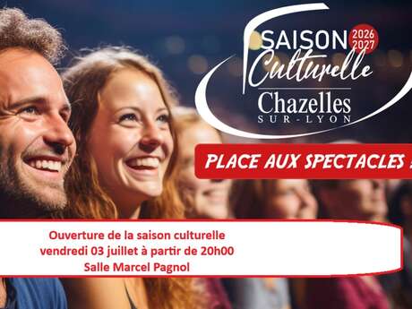 Soirée de lancement de la saison culturelle 2026-2027