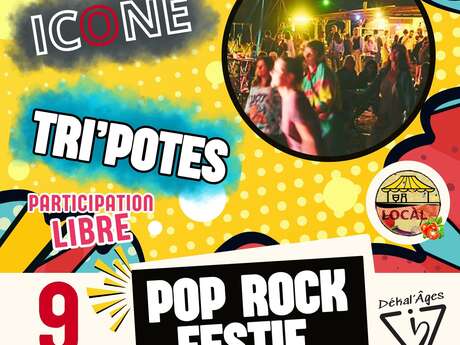 Concerts : Icone et Tri'potes - musique pop, rock | Guinguette à la ferme