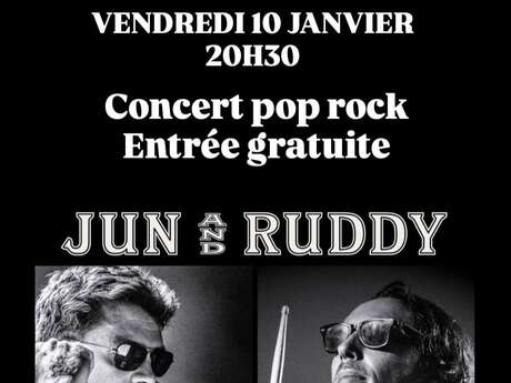 Concert Pop rock avec Jun and Rudy au Lou Bar Le 10 janv 2025