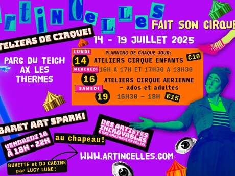 Ateliers cirque enfants