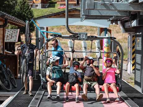 Piste verte descendante Aiglon