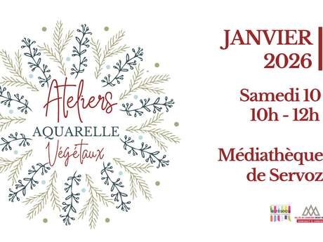 Atelier aquarelle : végétaux