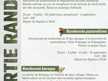 Randonnée gastro-pastoralisme et contes