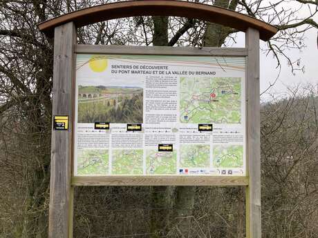 Sentier découverte du viaduc du pont marteau : le bois de la dame