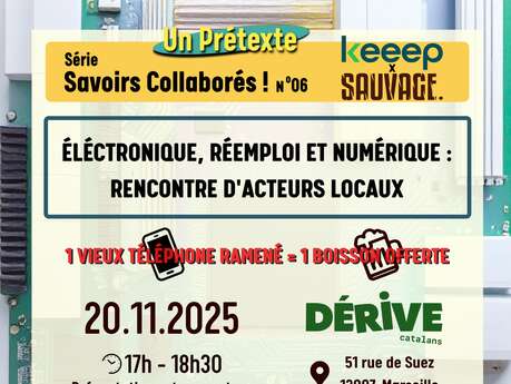 Électronique, réemploi et numérique : rencontre d’acteurs locaux