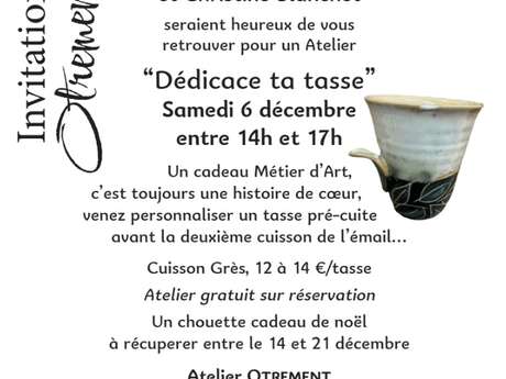 Séance "Dédicace ta tasse"