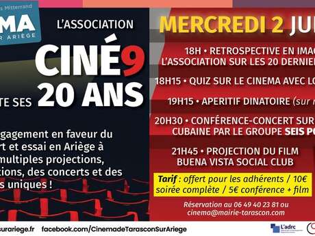 Ciné9, Fête ses 20 ans