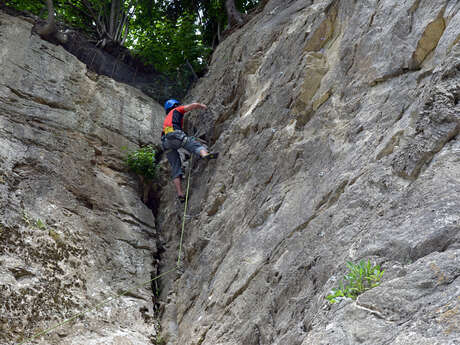 Site d'escalade de Flumet : La Carrière