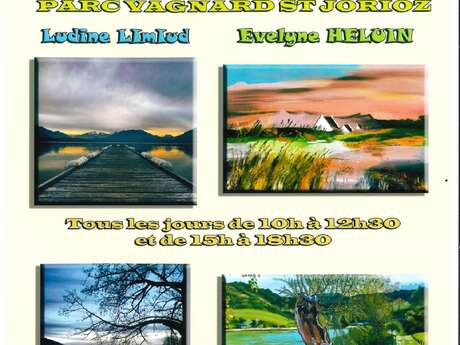 Exposition de peintures et de photographies d’Evelyne Heluin et de Ludine Limiud