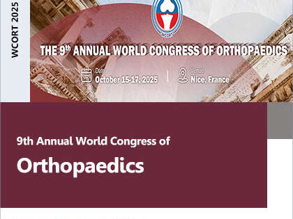 9th Annual World Congress of Orthopaedics - WCORT 2025