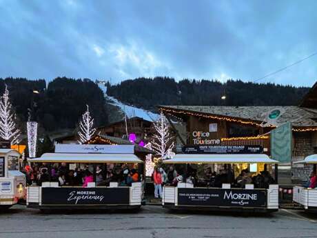 Visite en petit train touristique de Morzine