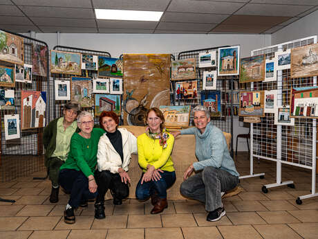 Exposition « Peindre sur toile de jute »