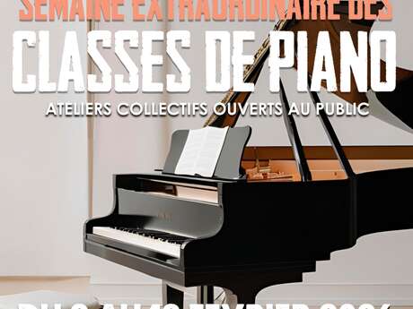 Semaine extraordinaire des classes de piano