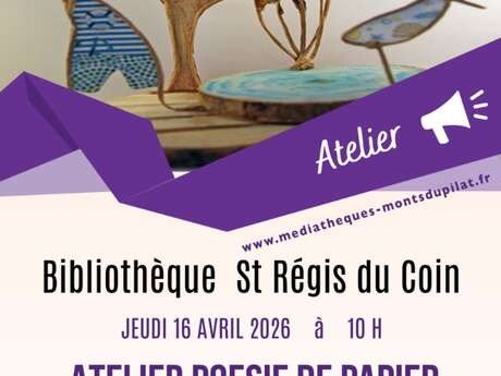 Fest’eau Pilat - Atelier poésie de papier