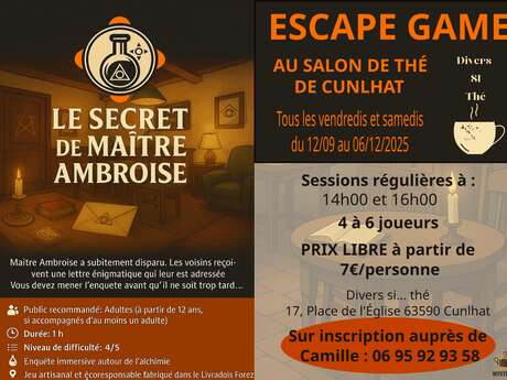 Escape Game - Le Secret de Maître Ambroise