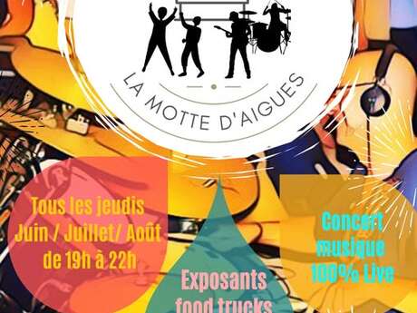 Marché nocturne à la Motte d'Aigues