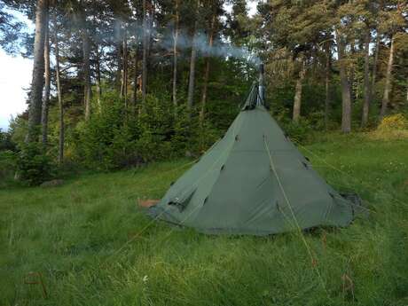 Bivouac insolite dans les Monts du Pilat