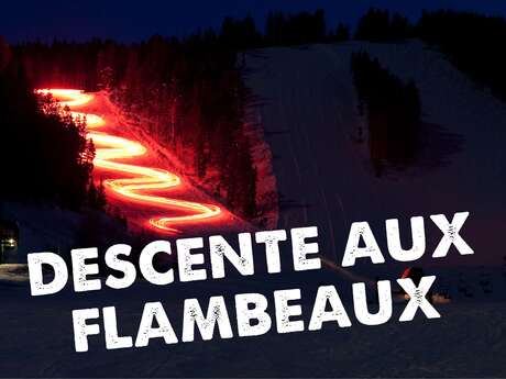 Christmas torchlight descent - Morillon 1100 Les Esserts